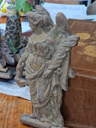 Antik gusseisen engel wand - gusseisen,