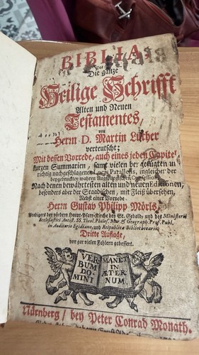 Bibel 1730 buch heilige - bibel,
