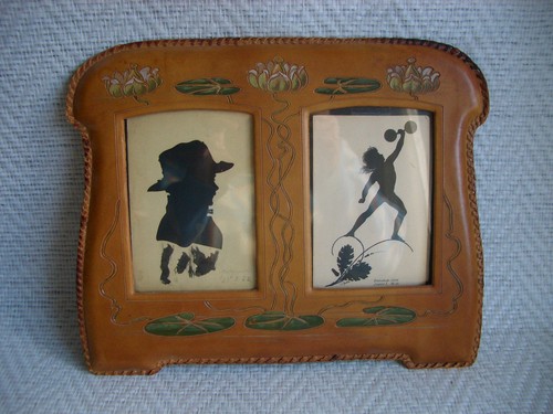 Antiker jugendstil fotorahmen - jugendstil,