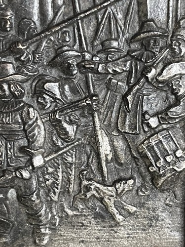Altes bronze relief die - altes,