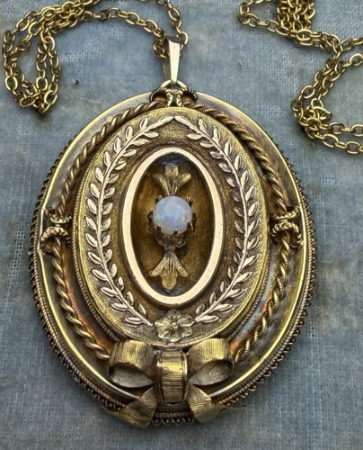 Historismus medaillon 585 - medaillon,