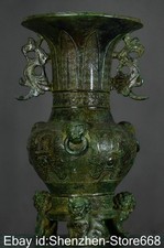 10,4" Altes China Bronze Ware