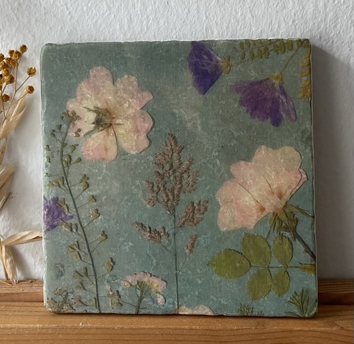 Wandbild aus antikmarmor - aus,