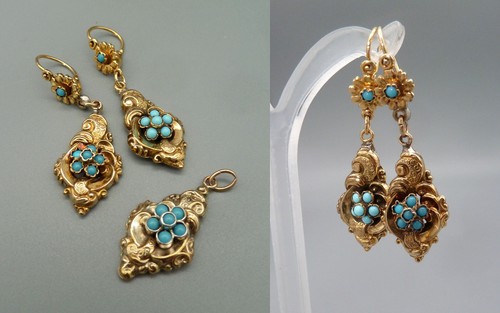 Uade antik victorianisches set - victorianisches,