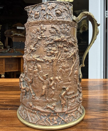 Historismus metallkrug humpen - historismus,