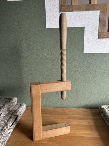 Holz schraubzwinge antik - holz,
