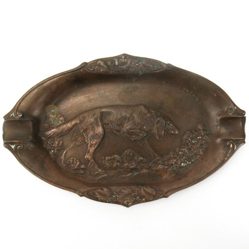 Jugendstil metall aschenbecher - jugendstil,
