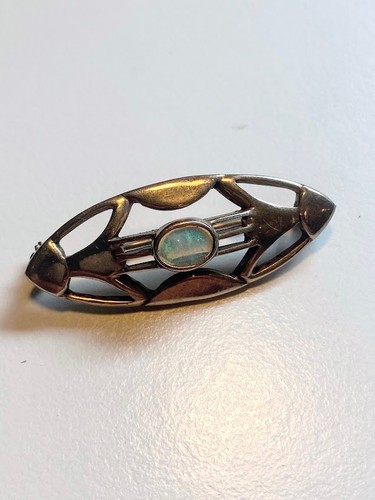 Brosche jugendstil 925 silber - jugendstil,