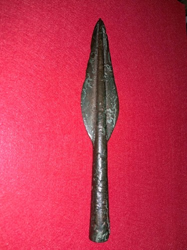 Speerspitze aus der bronzezeit - der,