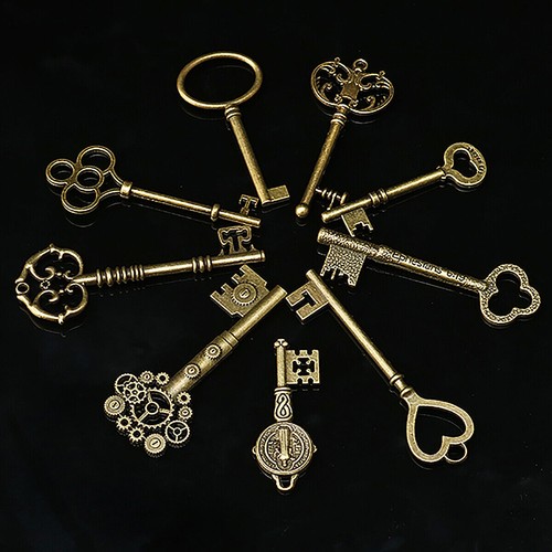 9pcs groß antik vtg alt - groß,