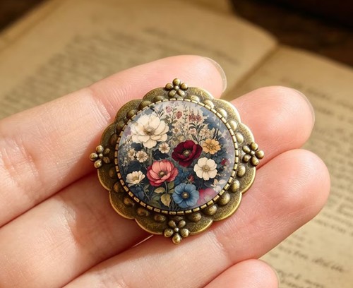 Wunderschöne vintage brosche - vintage,