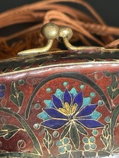 Antikes Etui Bronze Emaille