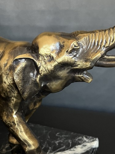 Alte statue bronze elefant - alte,