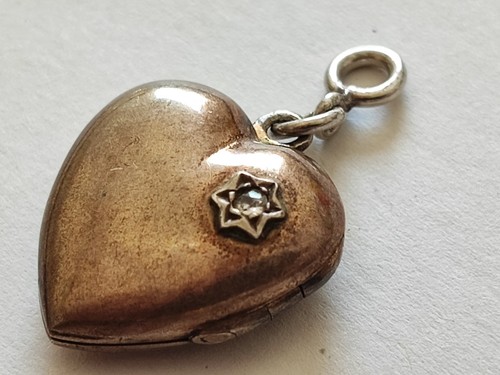 Antikes medaillon herz aus 925 - medaillon,