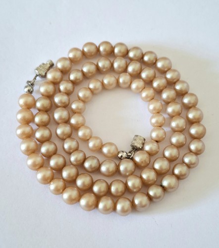 Antike perlenkette creme - perlenkette,