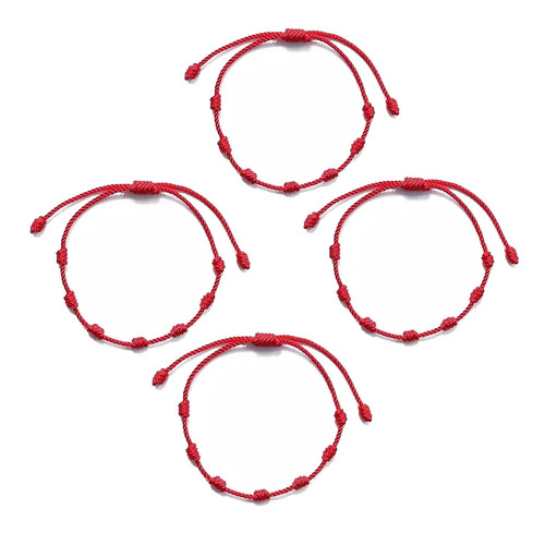 Stück armband rot amulett - 4,