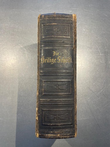 Antike lutherbibel wohl 1866 - antike,