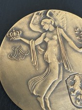 Antike Bronze Medaille