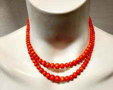 2 reihige Korallen Kette