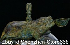 9,2" Alte China Bronze Ware