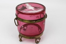 Antike Biedermeier Deckeldose